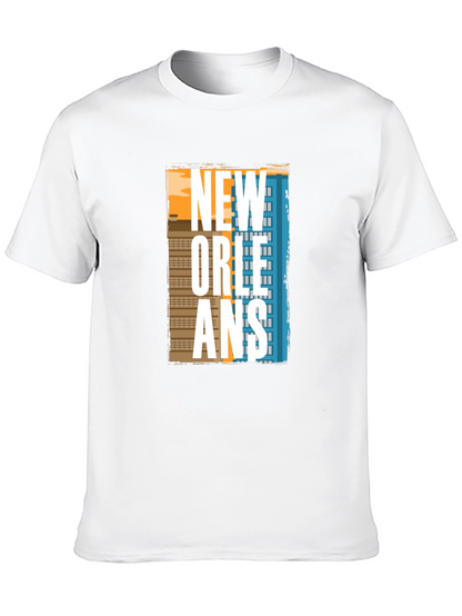 New Orleans Graphic T-Shirt - Cityscape Design