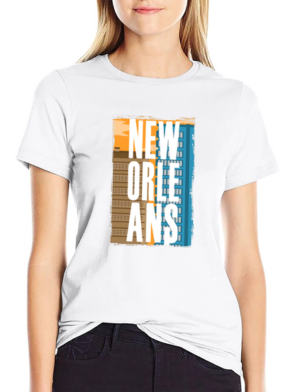 New Orleans Graphic T-Shirt - Cityscape Design