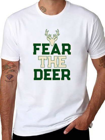 Fear the Deer Black T-Shirt