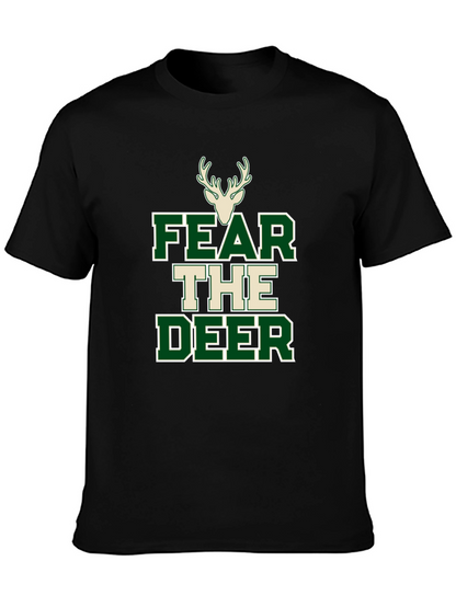 Fear the Deer Black T-Shirt