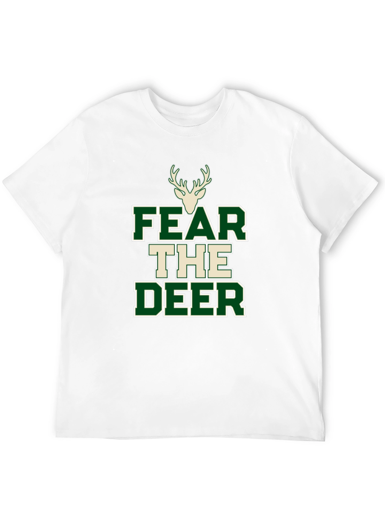 Fear the Deer Black T-Shirt