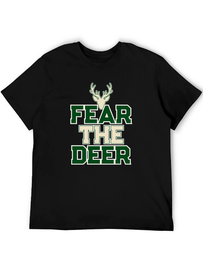 Fear the Deer Black T-Shirt