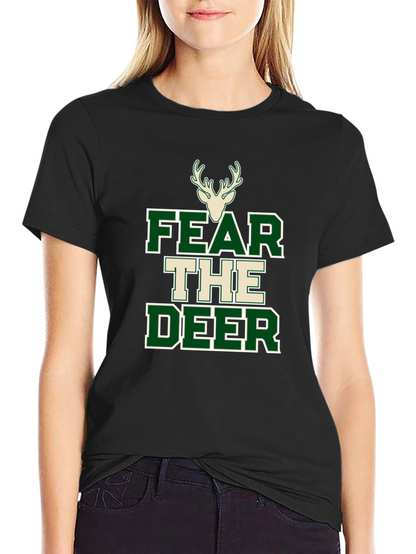Fear the Deer Black T-Shirt