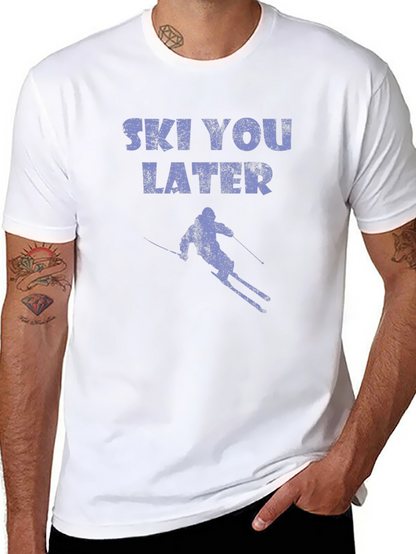 Ski You Later T-Shirt - Fun Skiing Graphic Tee