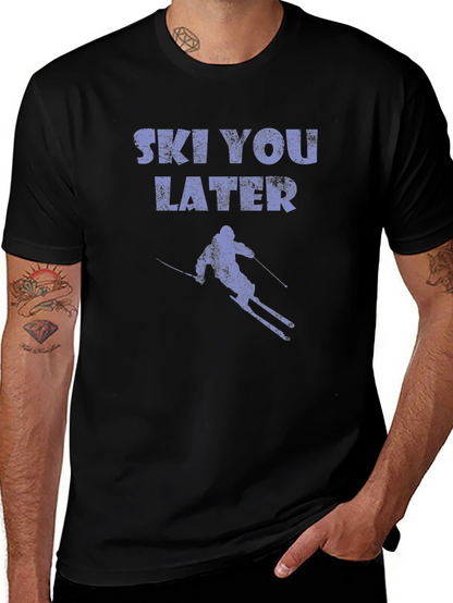 Ski You Later T-Shirt - Fun Skiing Graphic Tee