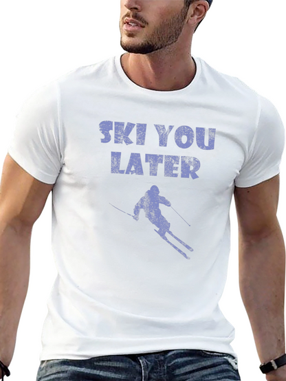 Ski You Later T-Shirt - Fun Skiing Graphic Tee
