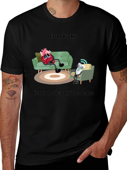 Echo Techs T-Shirt: Get to the Heart of the Matter