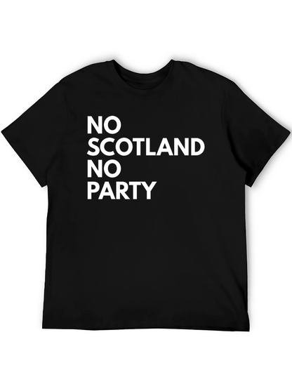No Scotland No Party Graphic Tee