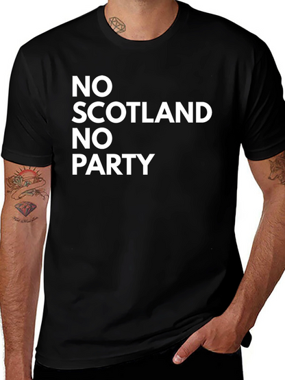 No Scotland No Party Graphic Tee