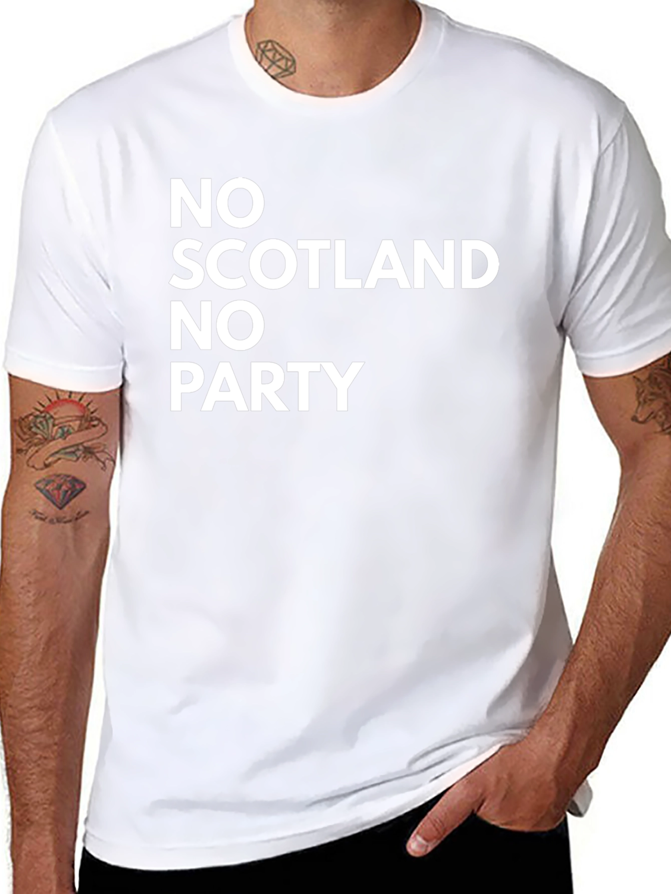 No Scotland No Party Graphic Tee