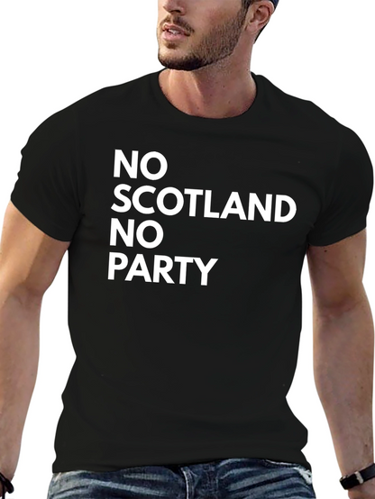 No Scotland No Party Graphic Tee