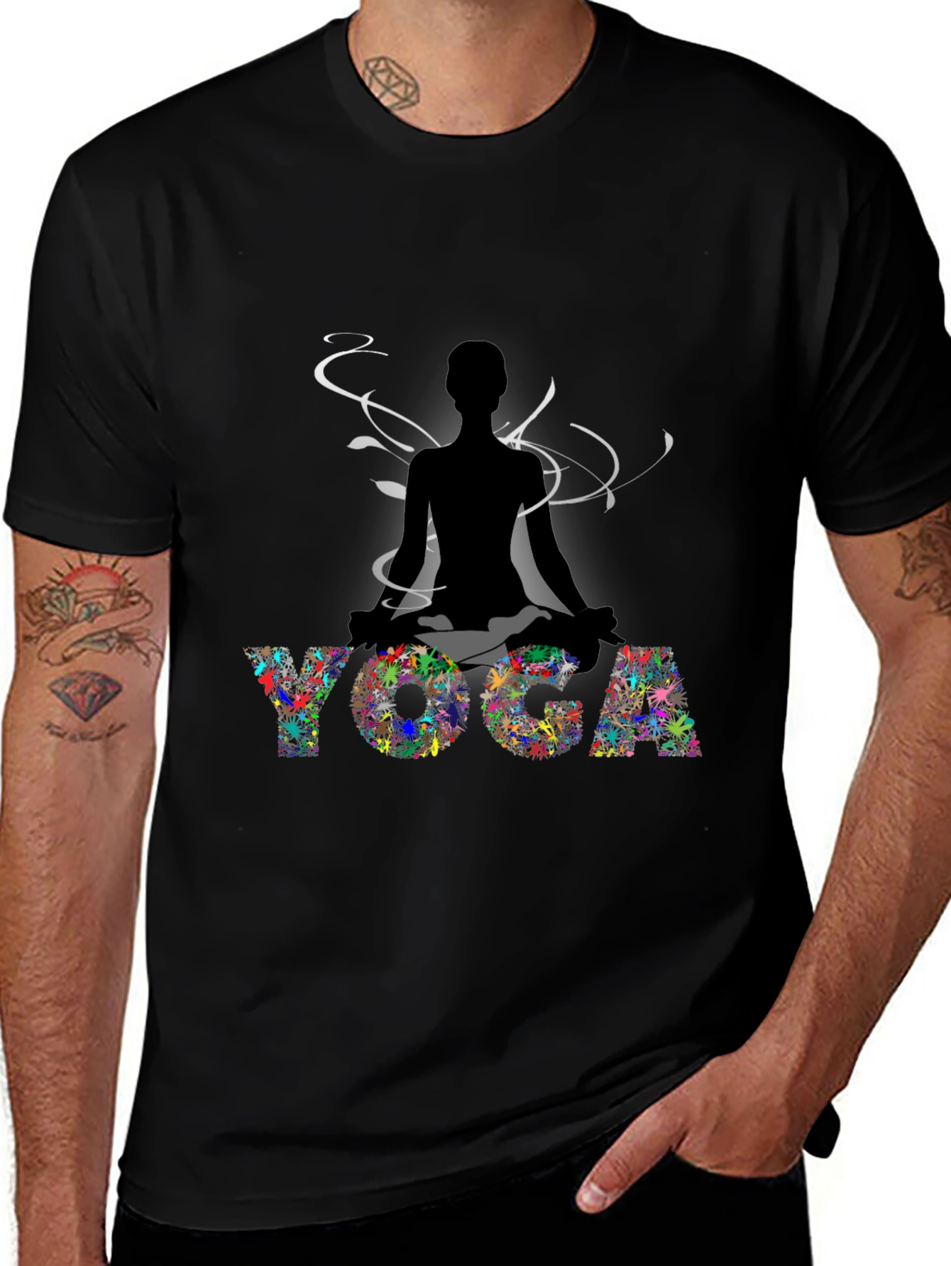 Yoga Silhouette T-Shirt - Meditate in Style