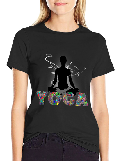 Yoga Silhouette T-Shirt - Meditate in Style