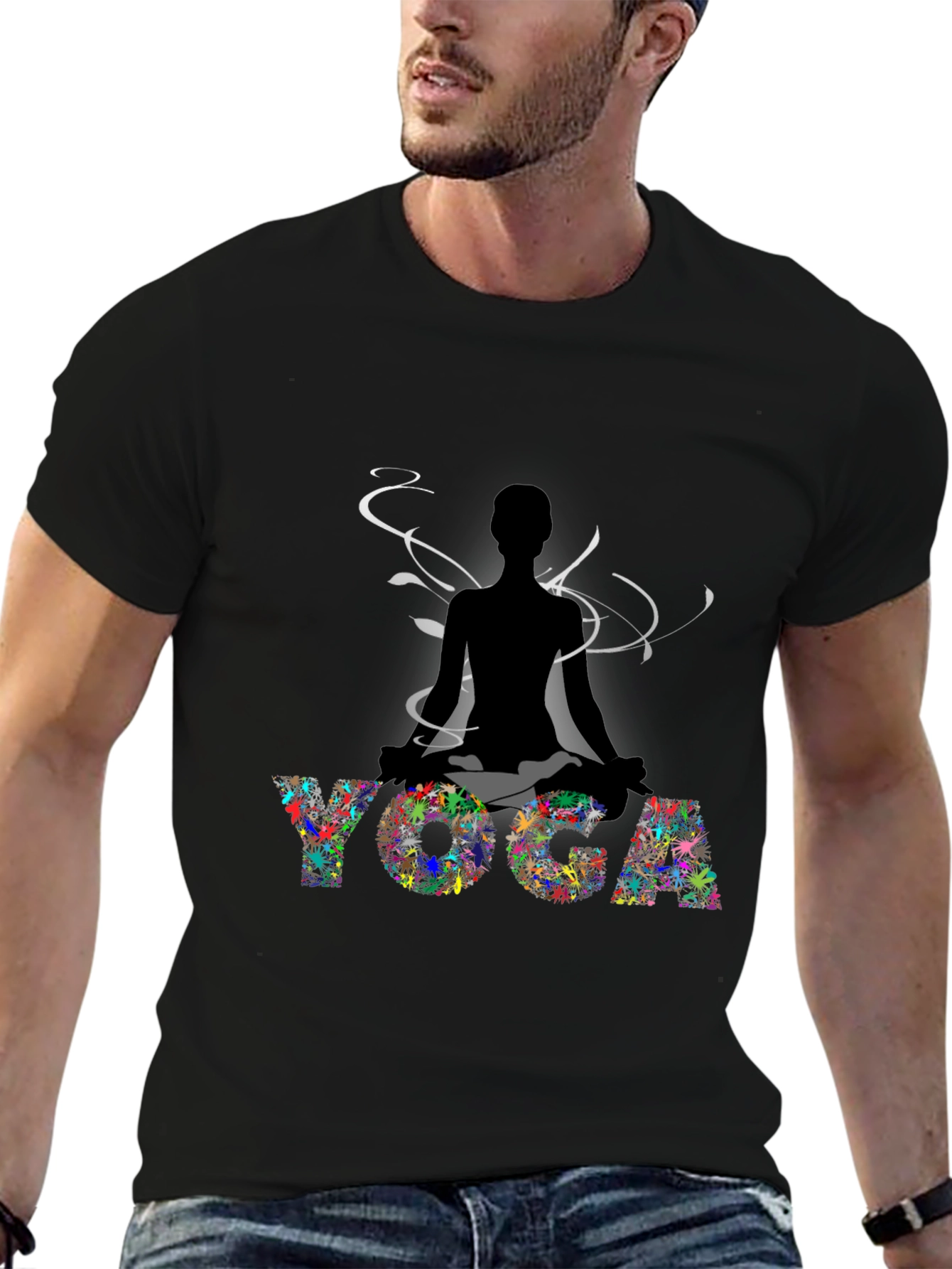 Yoga Silhouette T-Shirt - Meditate in Style