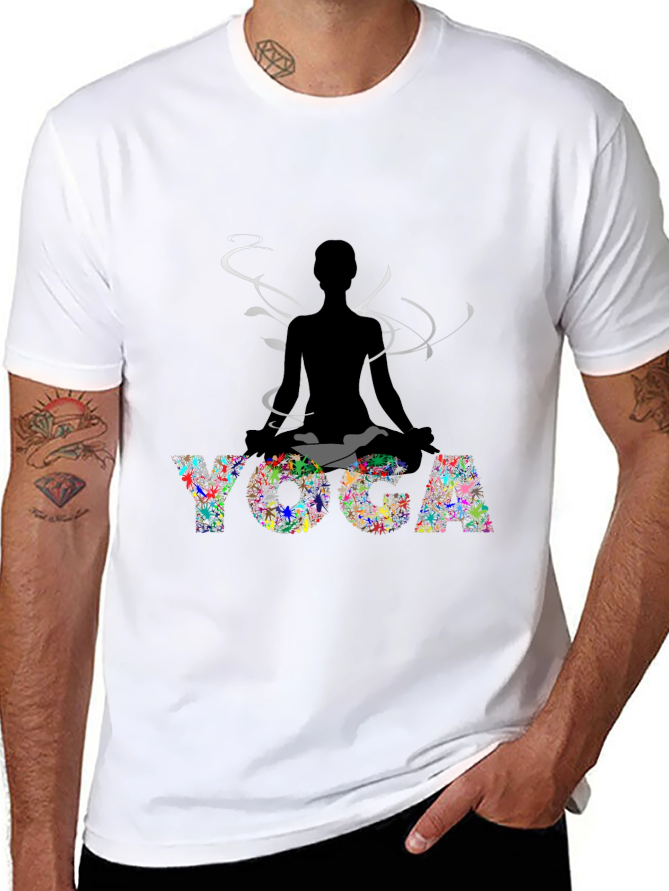 Yoga Silhouette T-Shirt - Meditate in Style