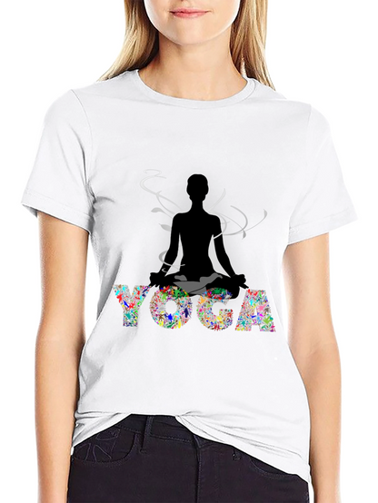 Yoga Silhouette T-Shirt - Meditate in Style
