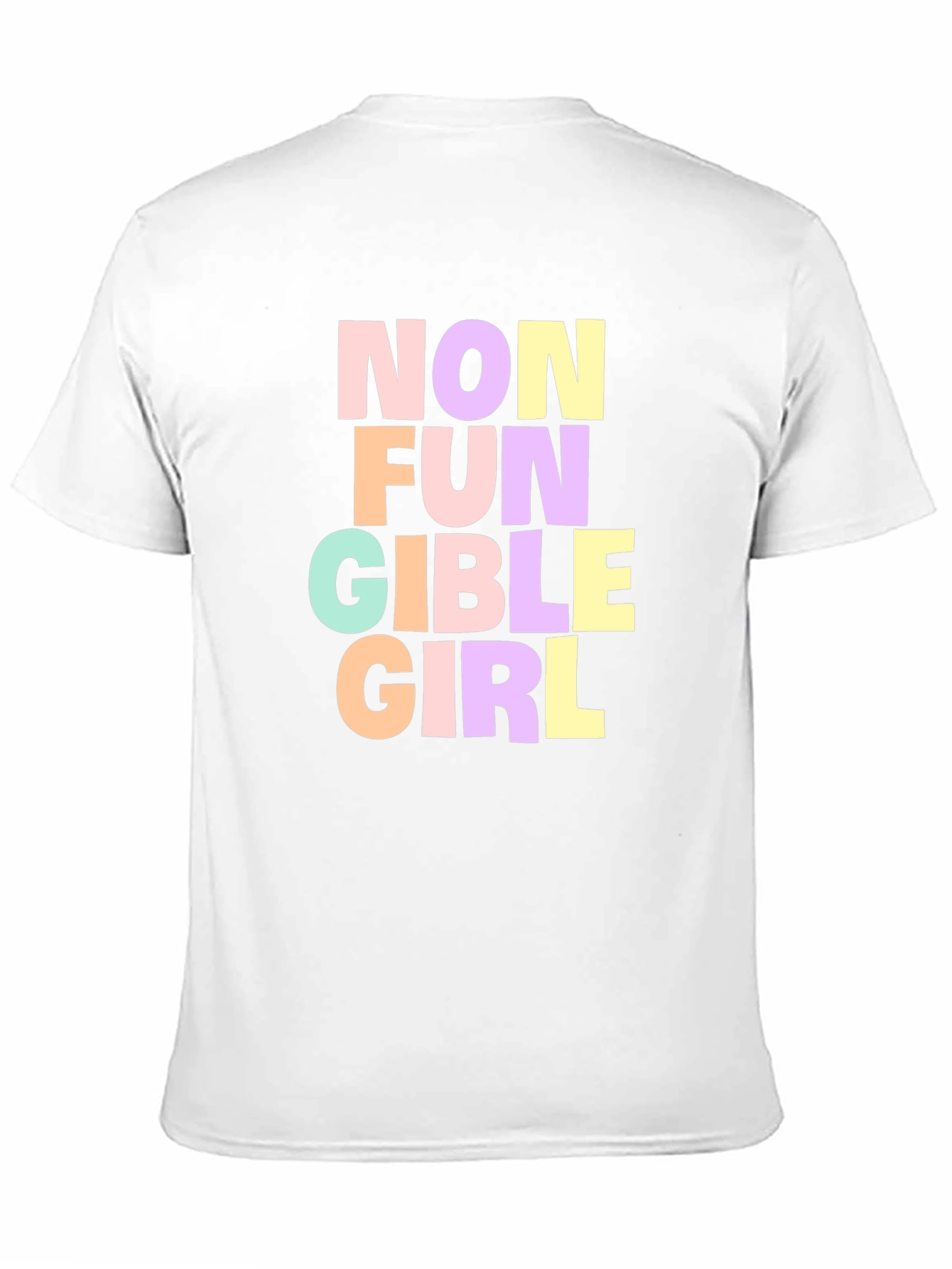 Non Fungible Girl T-Shirt - Black Graphic Tee