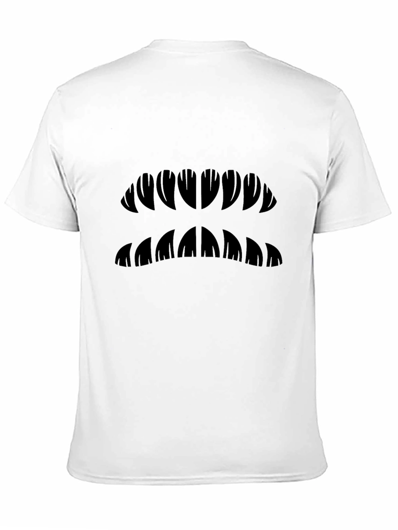Graphic Jaw Design Black T-Shirt
