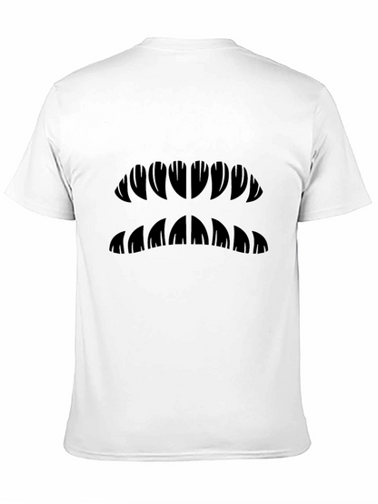 Graphic Jaw Design Black T-Shirt