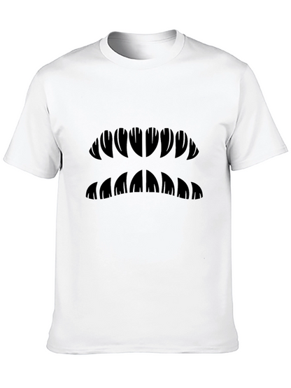 Graphic Jaw Design Black T-Shirt