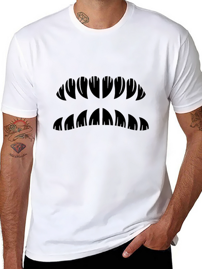 Graphic Jaw Design Black T-Shirt
