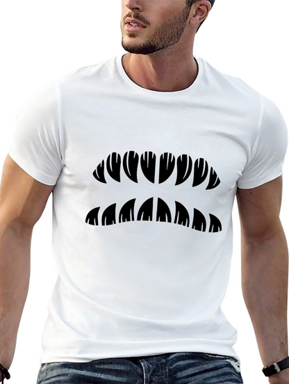 Graphic Jaw Design Black T-Shirt