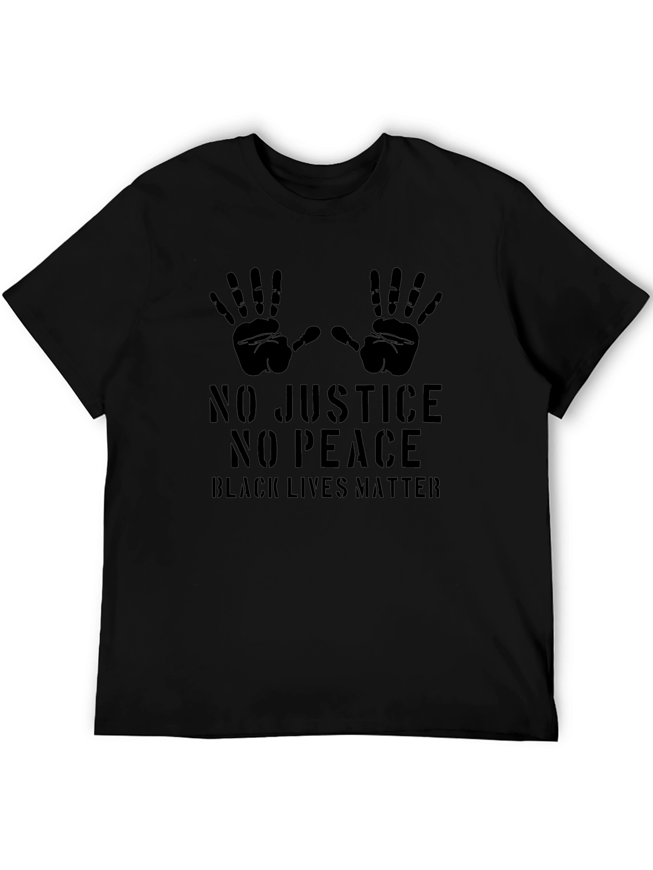 Black Lives Matter - No Justice No Peace T-Shirt