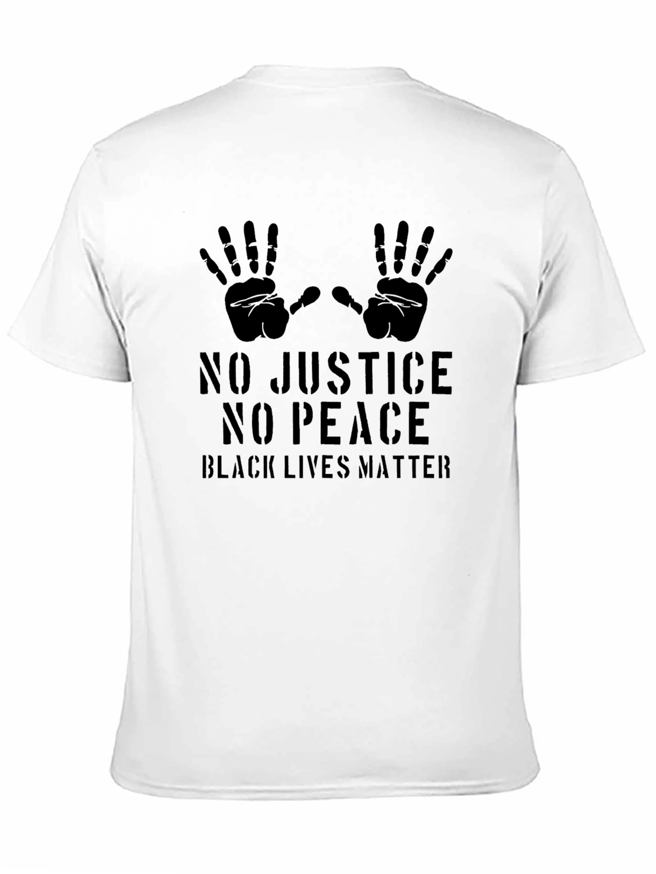 Black Lives Matter - No Justice No Peace T-Shirt