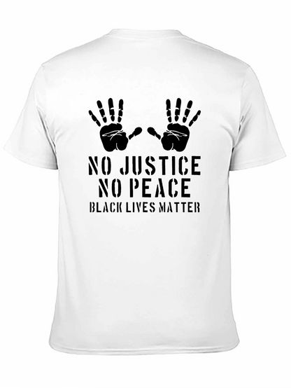 Black Lives Matter - No Justice No Peace T-Shirt