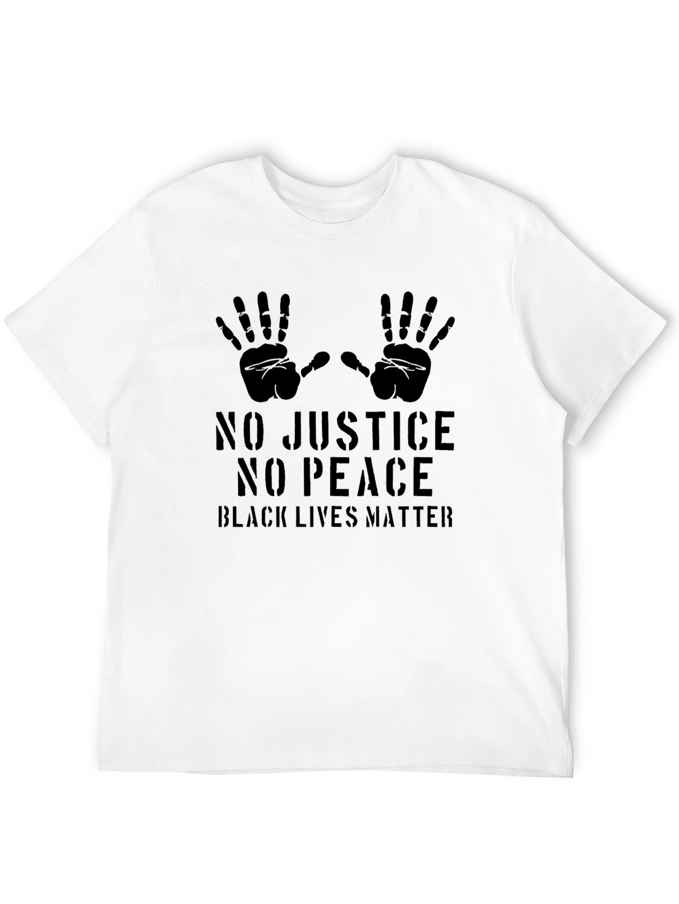 Black Lives Matter - No Justice No Peace T-Shirt