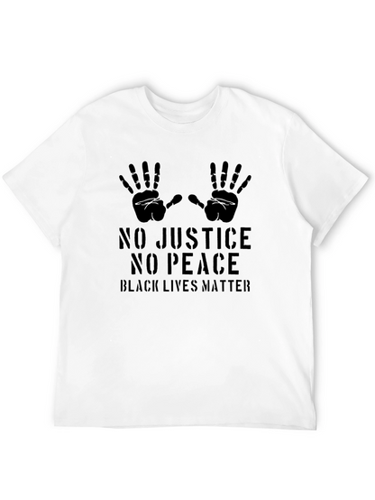 Black Lives Matter - No Justice No Peace T-Shirt