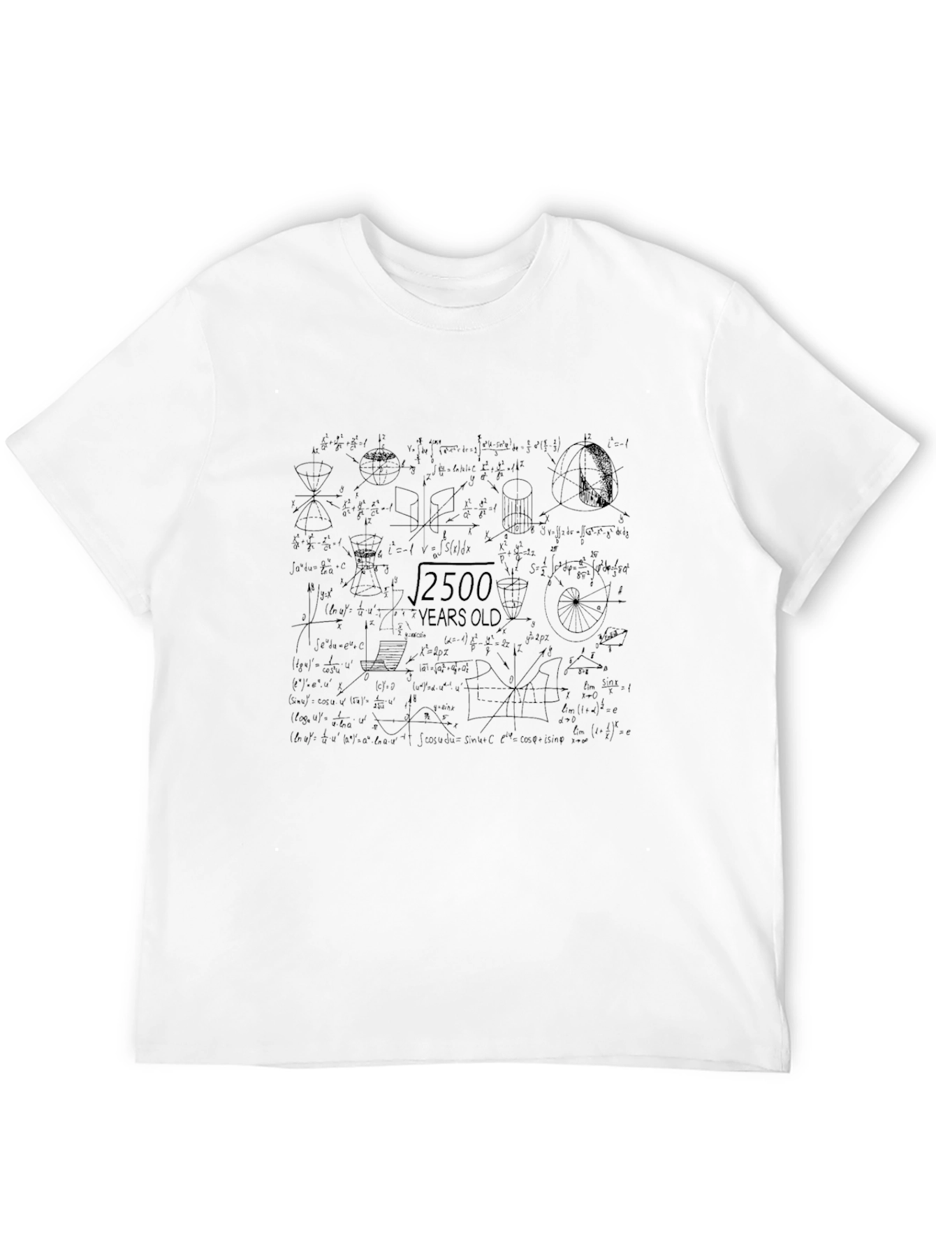Square Root of 2500 Years Old Math T-Shirt