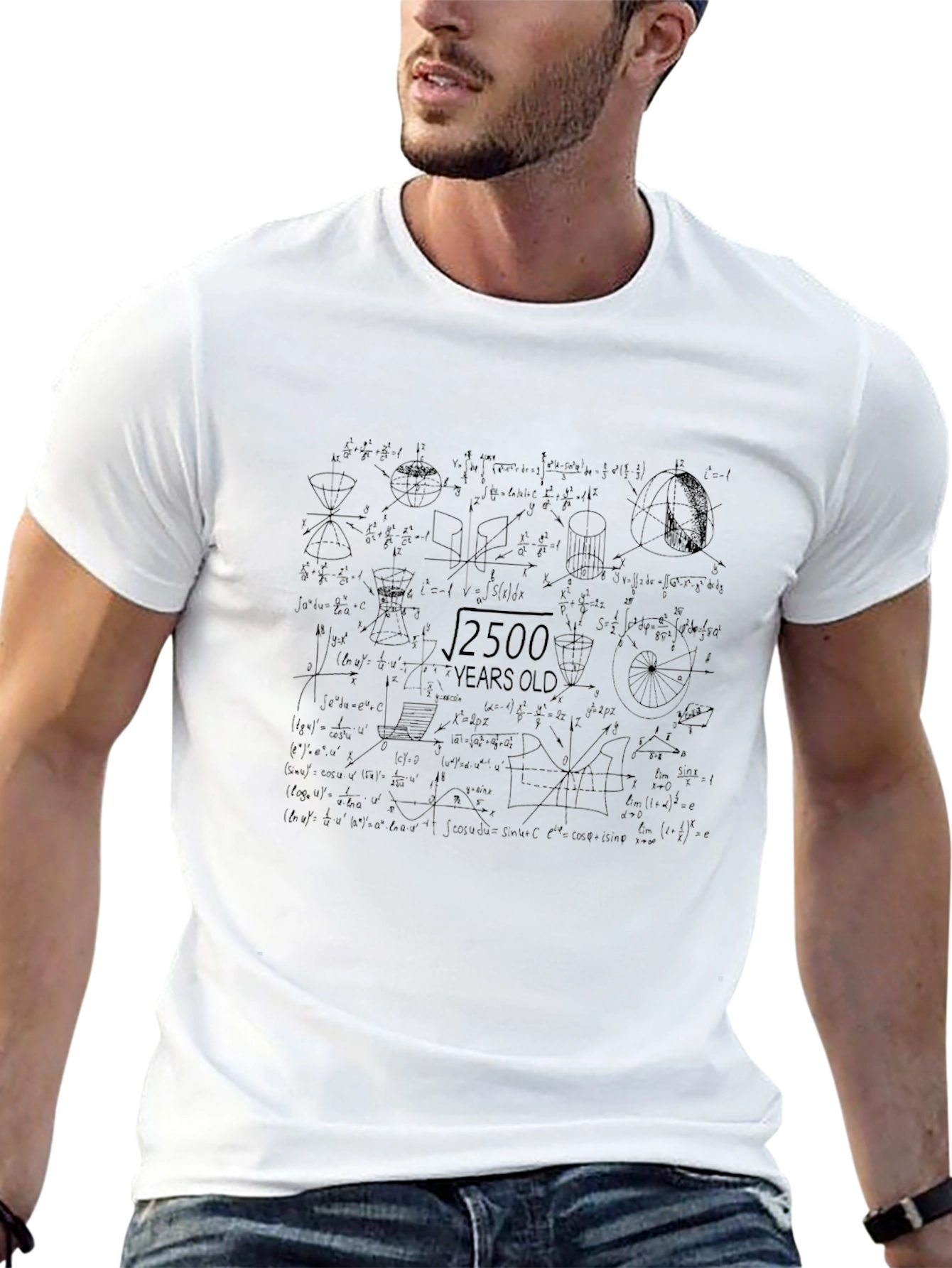 Square Root of 2500 Years Old Math T-Shirt