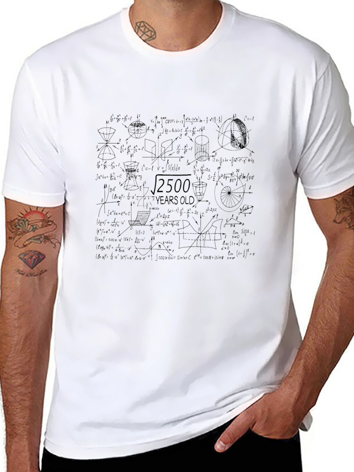 Square Root of 2500 Years Old Math T-Shirt