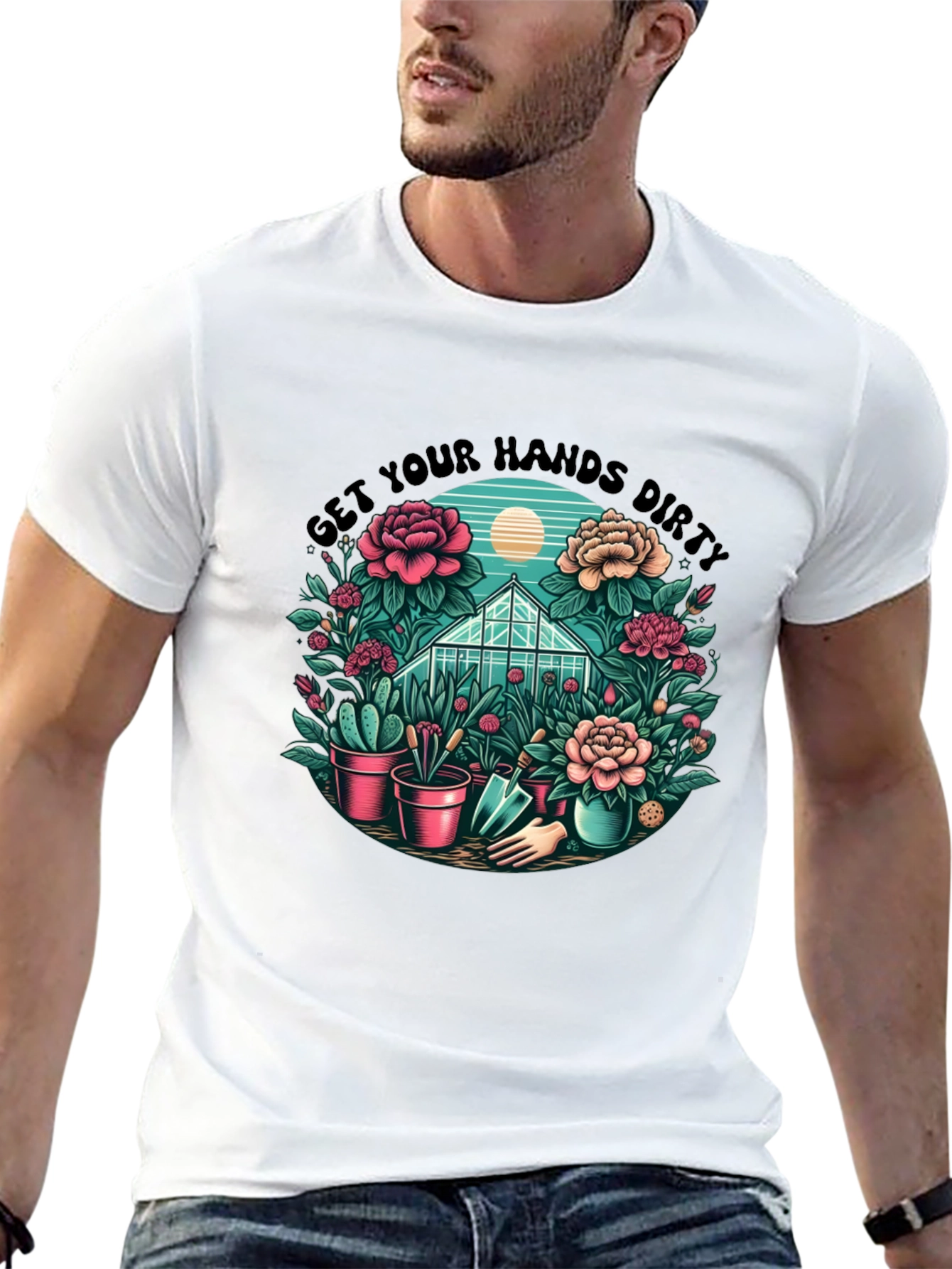 Get Your Hands Dirty T-Shirt Gardening Tee
