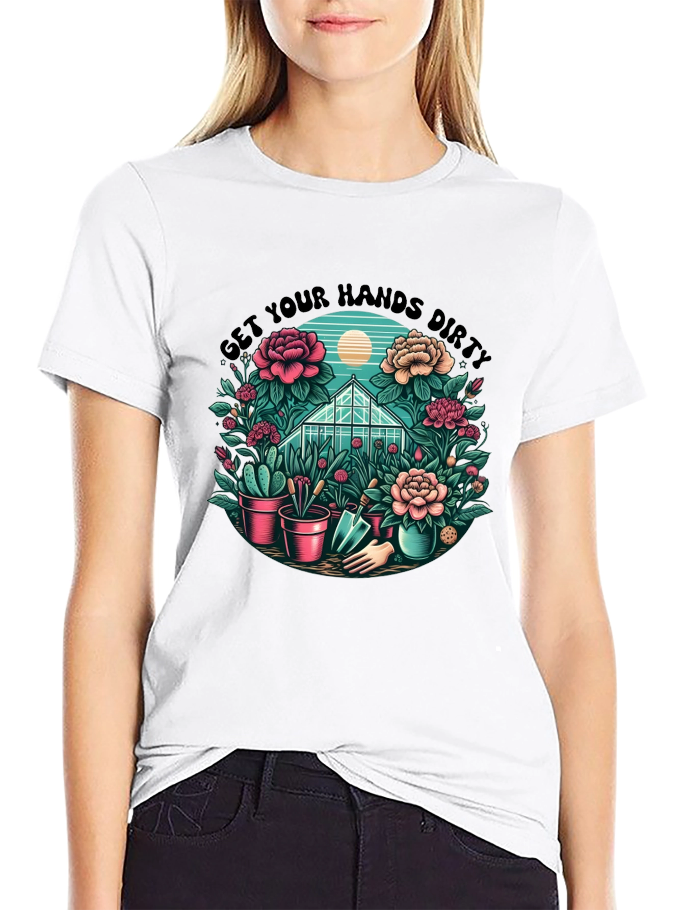 Get Your Hands Dirty T-Shirt Gardening Tee