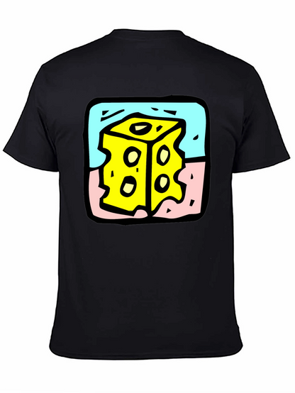 Cheese Cube Graphic Tee - Quirky Style