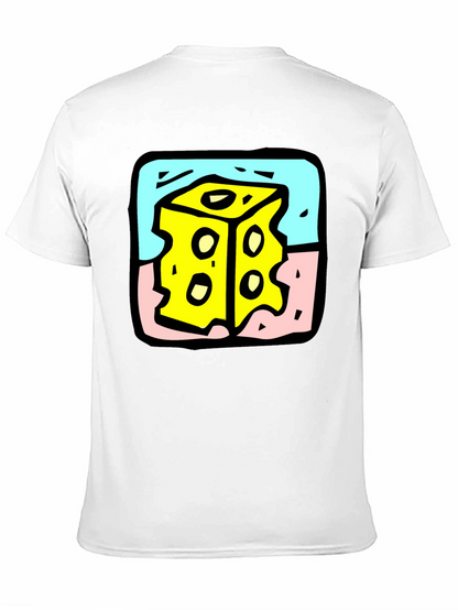 Cheese Cube Graphic Tee - Quirky Style