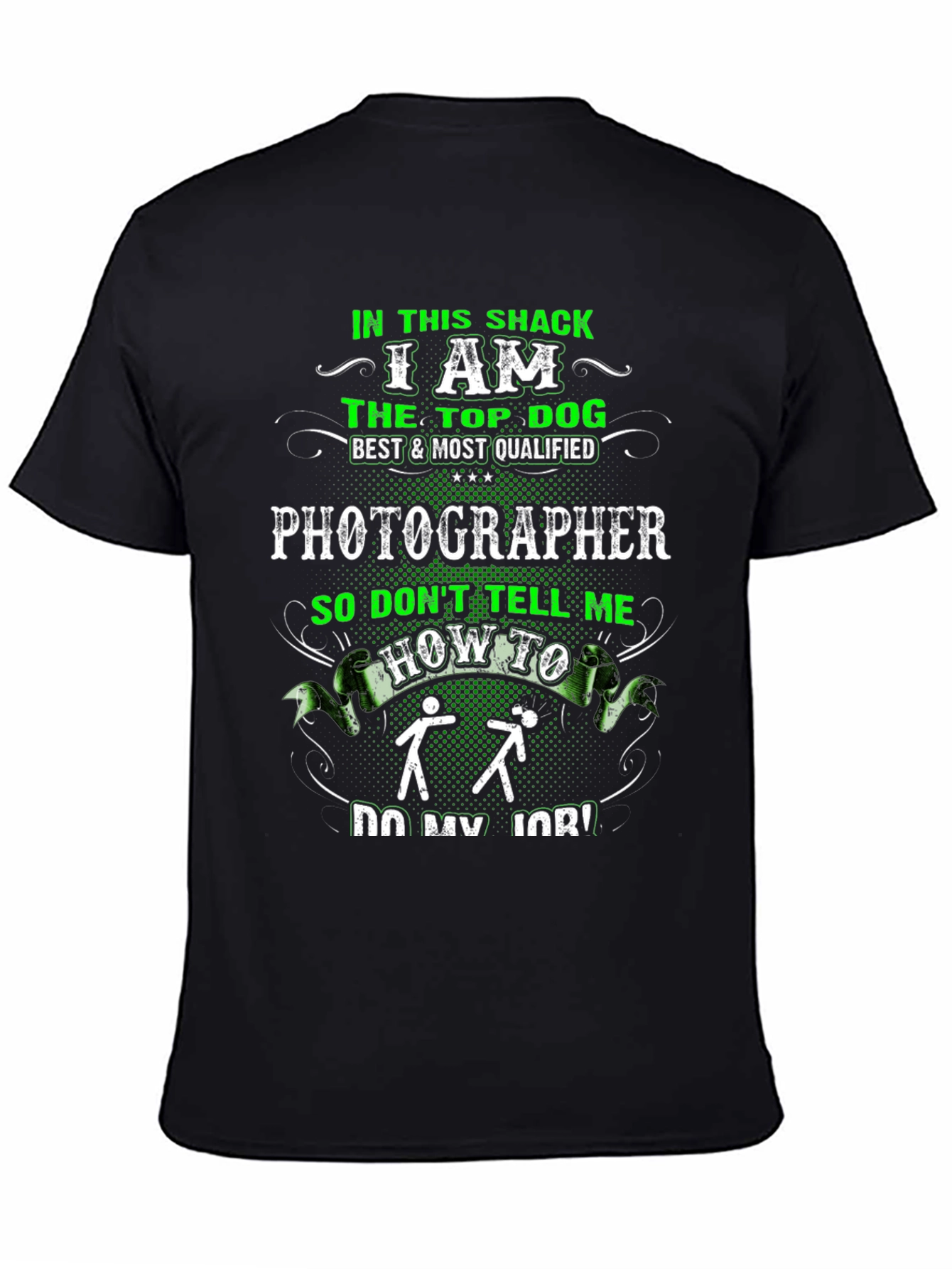 Photographer Top Dog Graphic T-Shirt