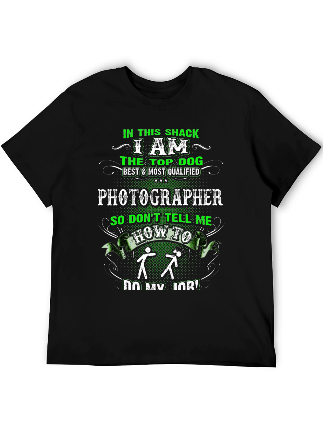 Photographer Top Dog Graphic T-Shirt
