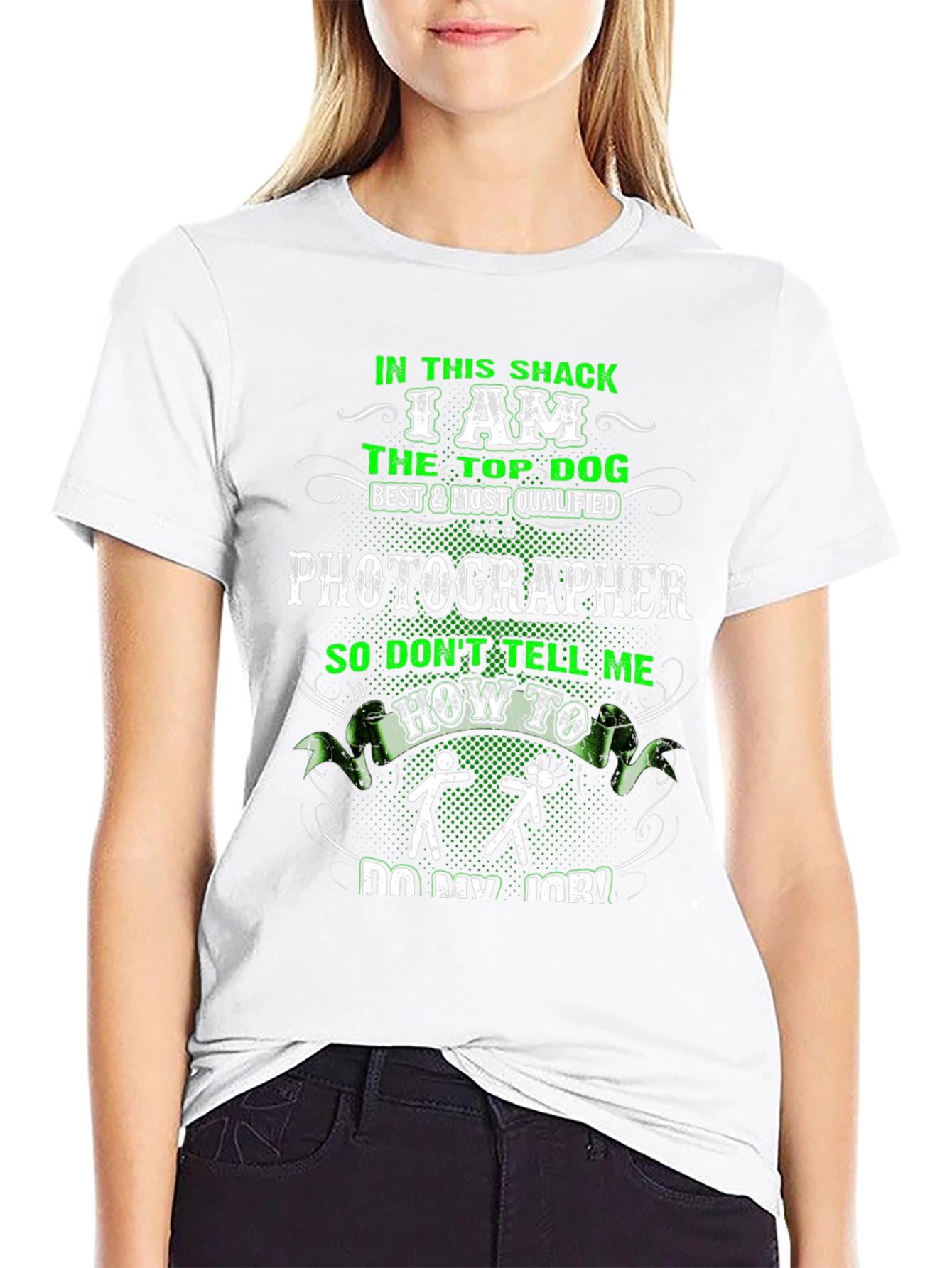 Photographer Top Dog Graphic T-Shirt