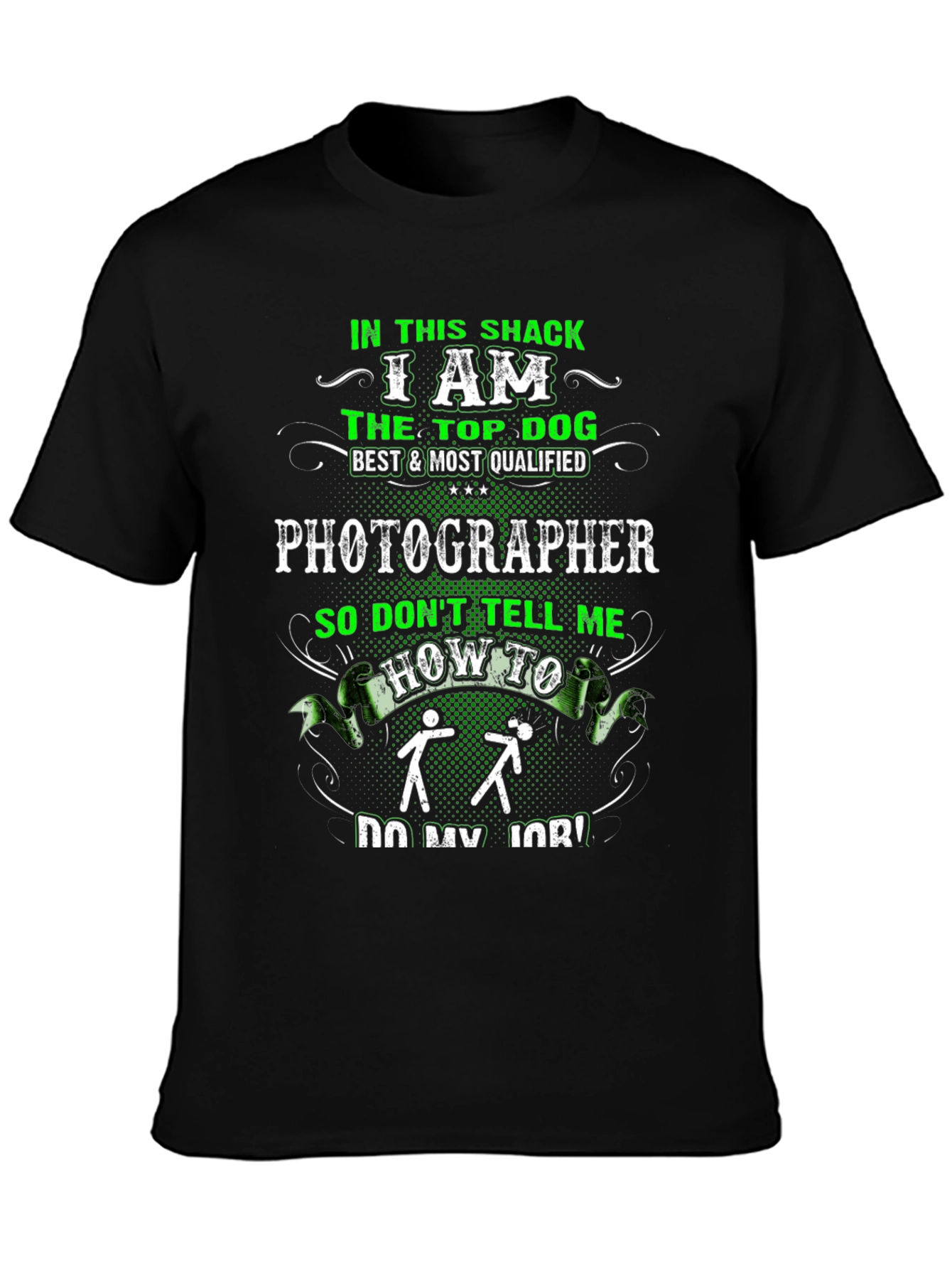 Photographer Top Dog Graphic T-Shirt