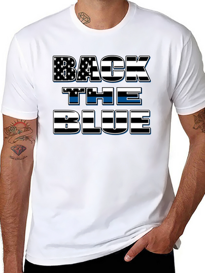 Back The Blue Patriotic T-Shirt