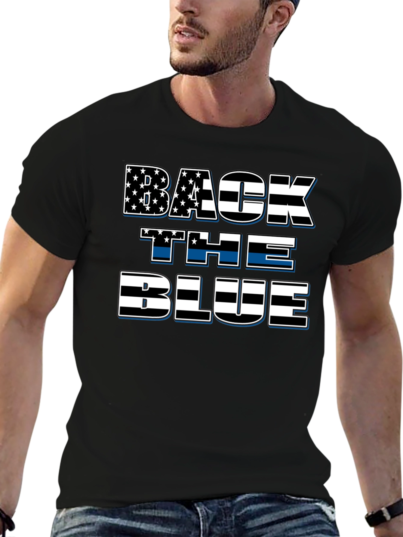 Back The Blue Patriotic T-Shirt