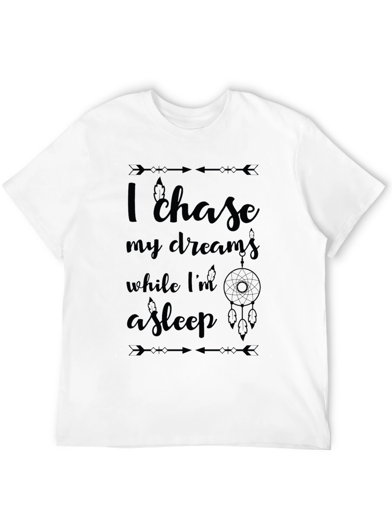 Dream Chaser Black Graphic Tee