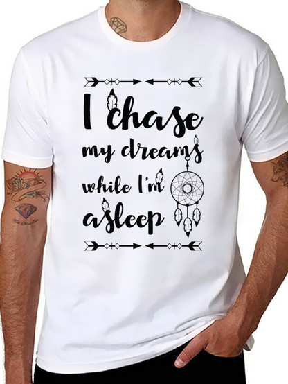 Dream Chaser Black Graphic Tee
