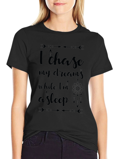 Dream Chaser Black Graphic Tee