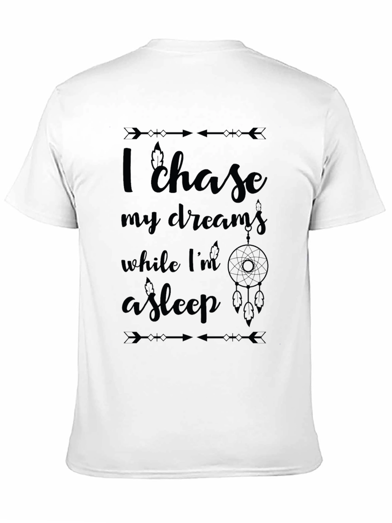Dream Chaser Black Graphic Tee