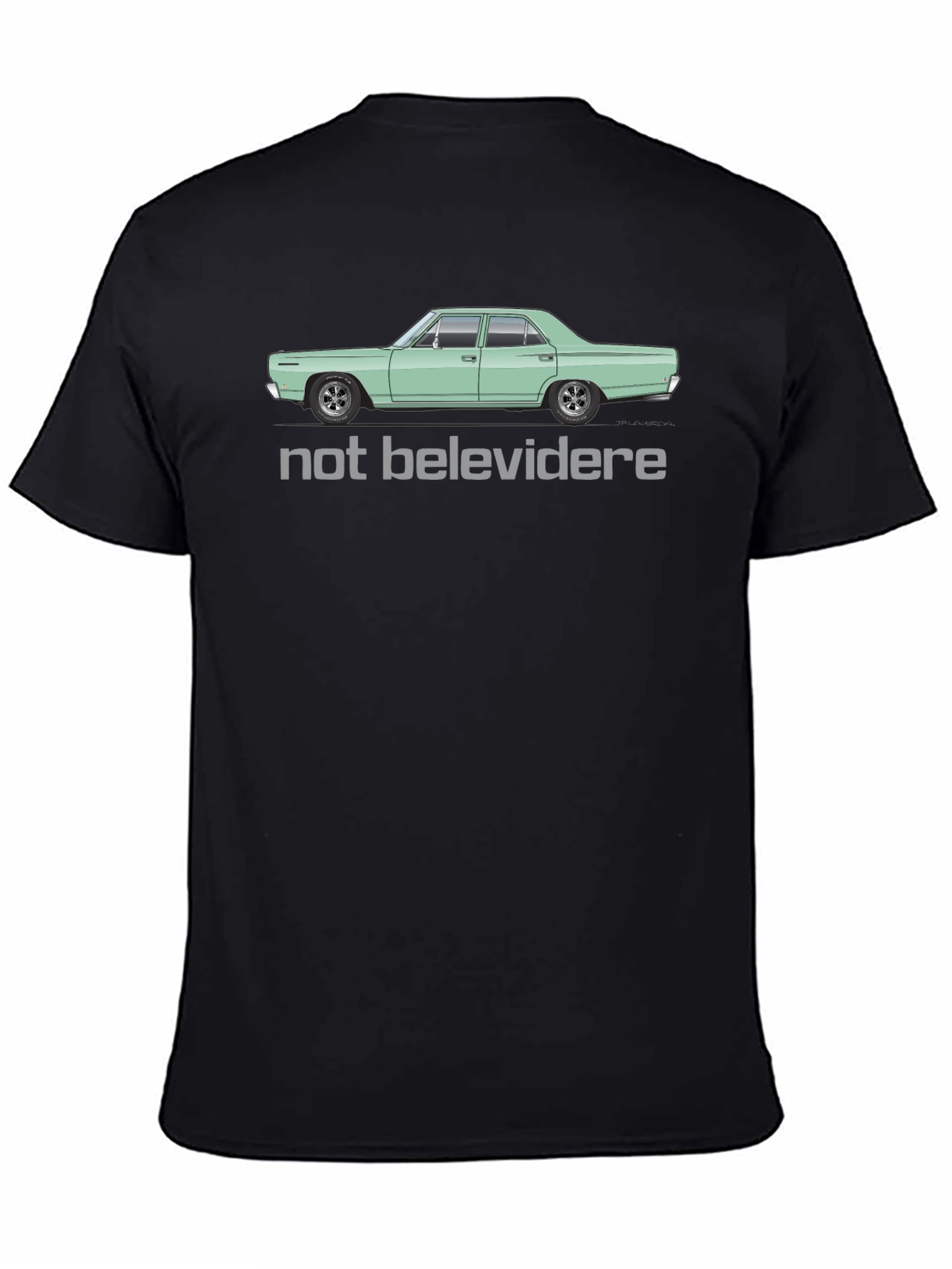 Not Belevedere Car Graphic T-Shirt - Classic Car Tee