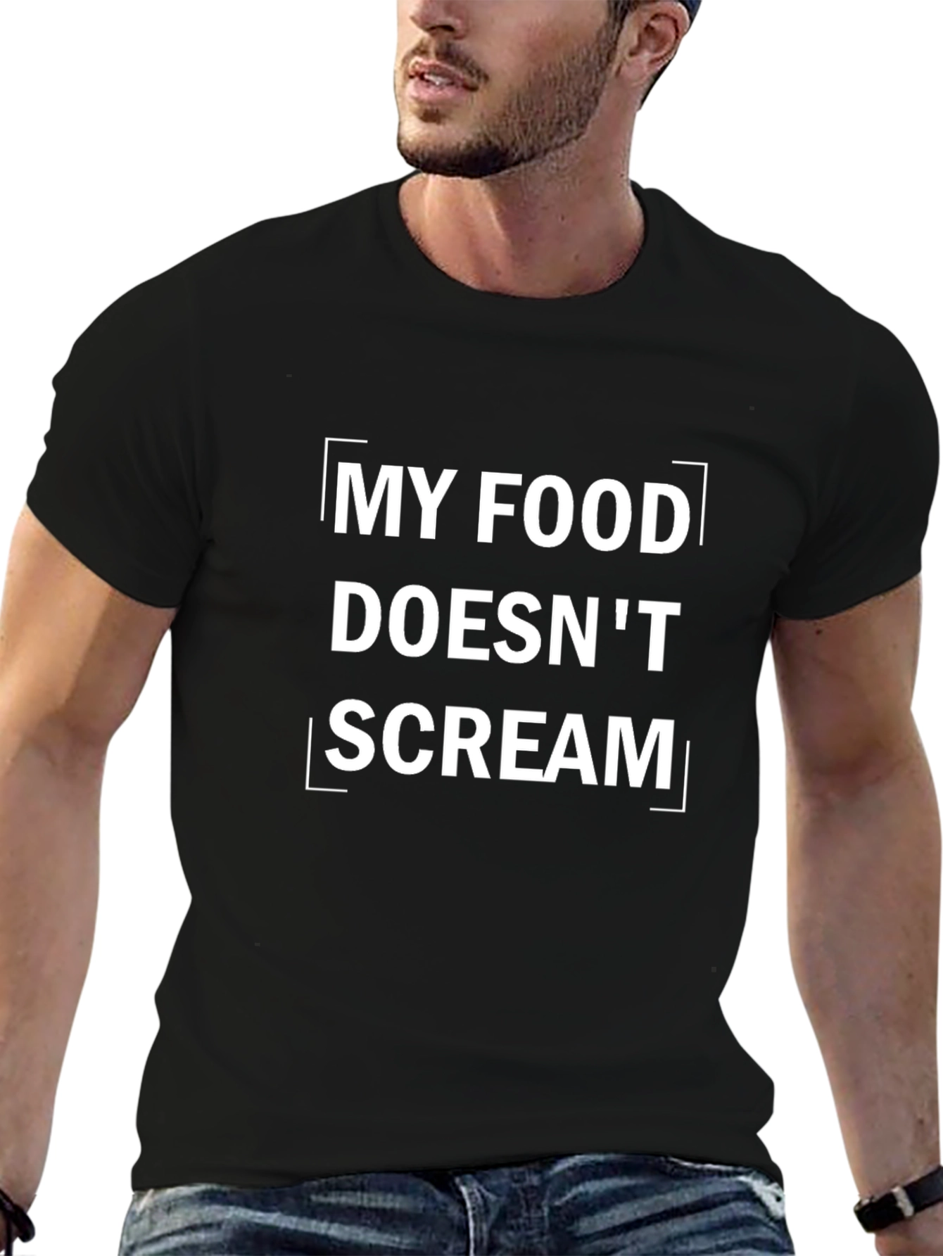 My Food Doesnt Scream Graphic Tee
